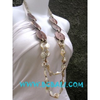 Wooden Shells Necklaces